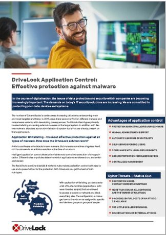 DriveLock Applications Control