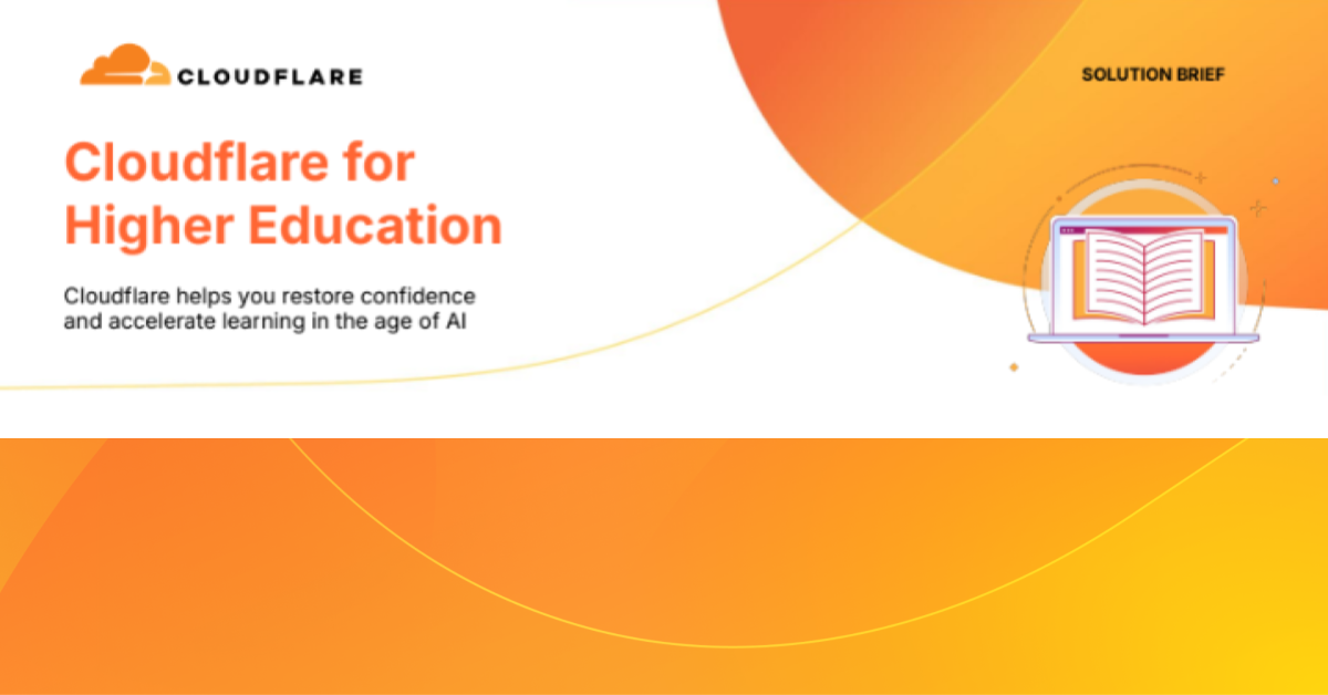 Cloudflare for Higher Education preview