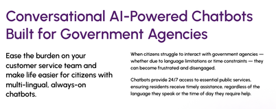 Conversational AI: How Government Agencies Can Use CAI to Improve Citizen Engagement