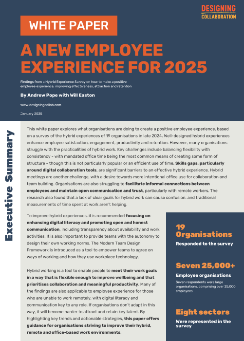 A New Employee Experience for 2025: What organisations are doing to improve the hybrid work experience preview
