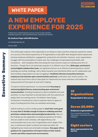 A New Employee Experience for 2025: What organisations are doing to improve the hybrid work experience
