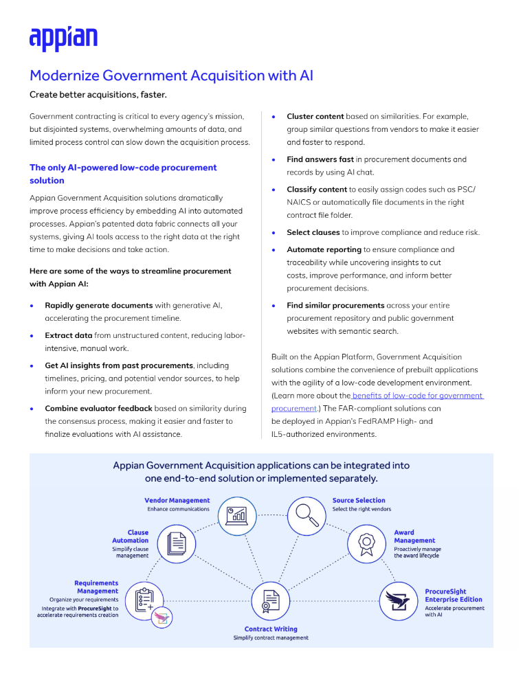 Modernize Government Acquisition with AI preview