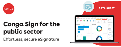 Conga Sign for the Public Sector