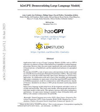 H2O GPT and LLM model