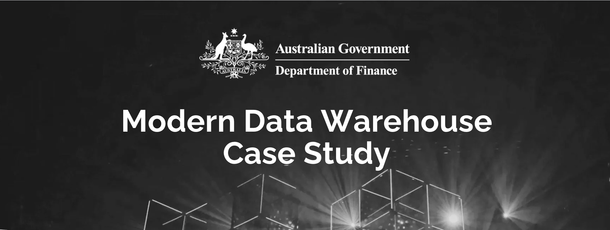 Department of Finance Modern Data Warehouse preview