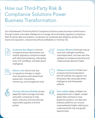 Get future-ready with actionable intelligence to manage supplier risk and simplify regulatory compliance