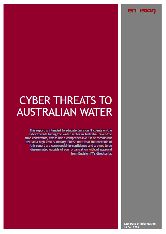 Cyber Threats to Australian Water preview