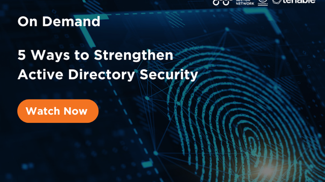 On Demand: 5 Ways to Strengthen Active Directory Security Webinar