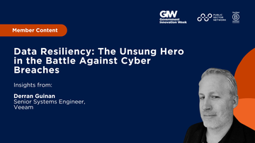 Promotional image for an insight entry called Data Resiliency: The Unsung Hero in the Battle Against Cyber Breaches