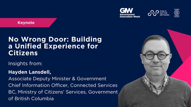 No Wrong Door: Building a Unified Experience for Citizens