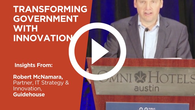 Welcome from the Chair: Transforming Government with Innovation - Innovate Texas 2022