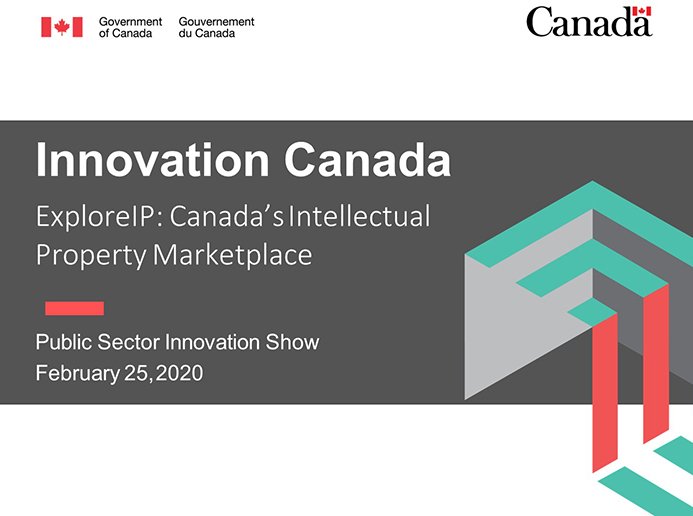 ExploreIP - Canada’s Intellectual  Property Marketplace - Innovation Canada