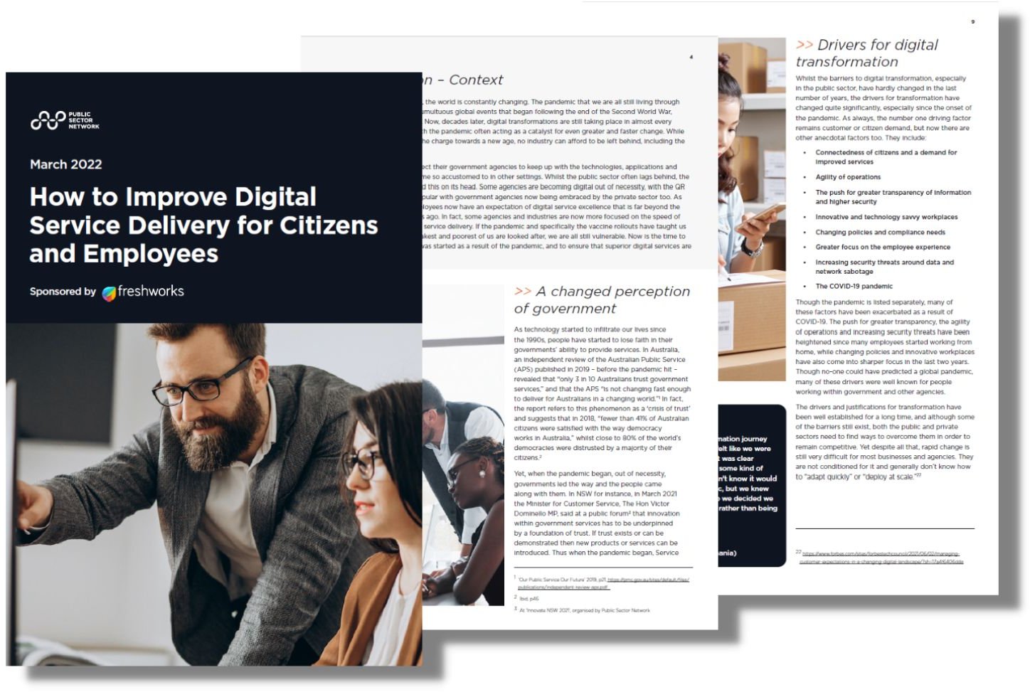 Improving Digital Service Delivery for Citizens and Employees