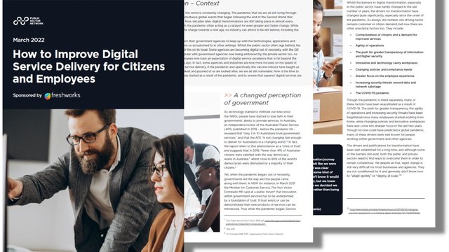 Improving Digital Service Delivery for Citizens and Employees