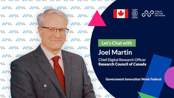 Promotional image for an insight entry called Let's Chat: Digital Transformation at the National Research Council