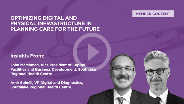 Optimizing Digital and Physical Infrastructure in Planning Care for the Future