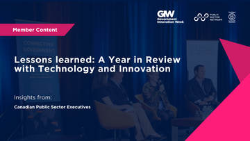 Promotional image for an insight entry called A Year in Review with Technology and Innovation in Alberta