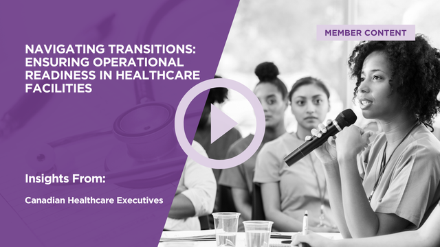 Navigating Transitions: Ensuring Operational Readiness in Healthcare Facilities