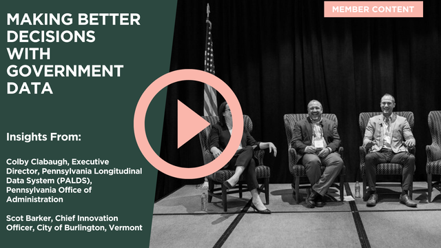 Making Better Decisions with Government Data