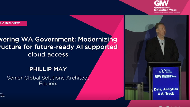 GIW WA: Empowering WA Government: Modernizing infrastructure for future-ready AI supported cloud access with Phillip May