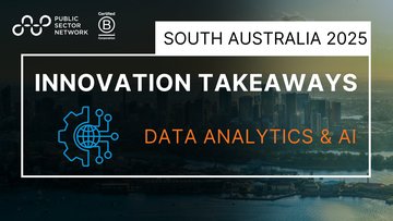 Promotional image for an insight entry called Innovate South Australia 2025 Key Takeaways: Data, Analytics & AI