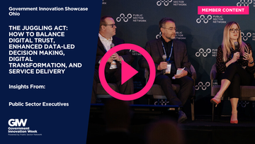 Promotional image for an insight entry called The Juggling Act: How to Balance Digital Trust, Enhanced Data-led Decision Making, Digital Transformation, and Service Delivery