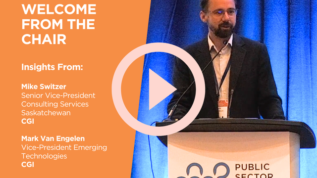 Welcome from the Chair - 2023 Public Sector Innovation Show Saskatchewan