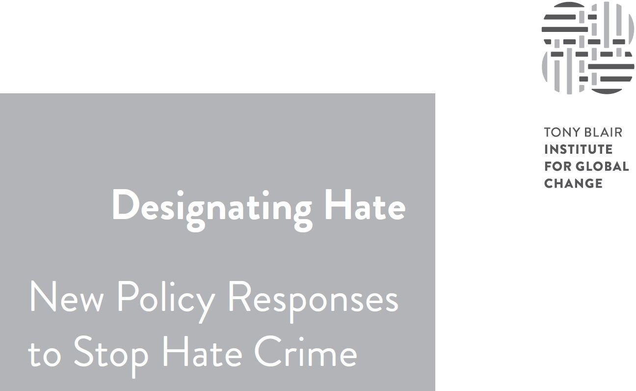 Designing Hate: New Policy Responses to Stop Hate Crime