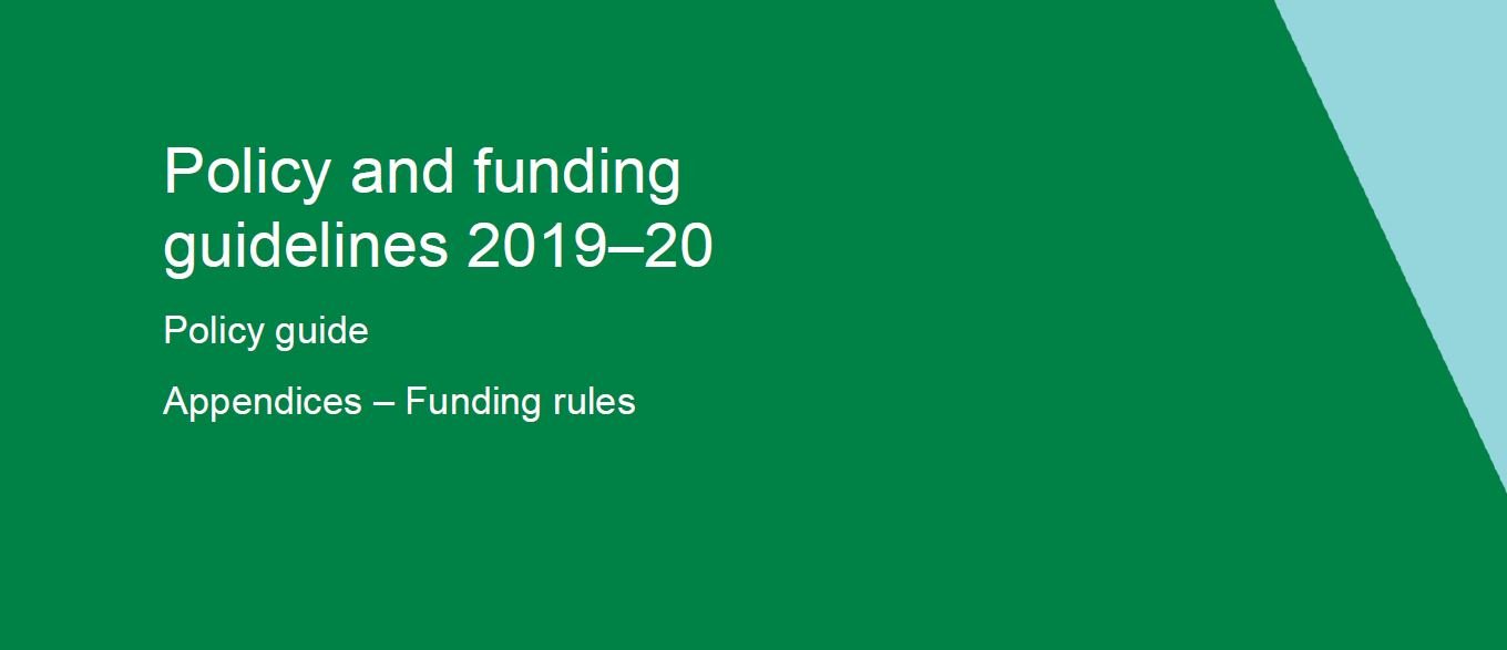 Policy and Funding Guidelines 2019-2020