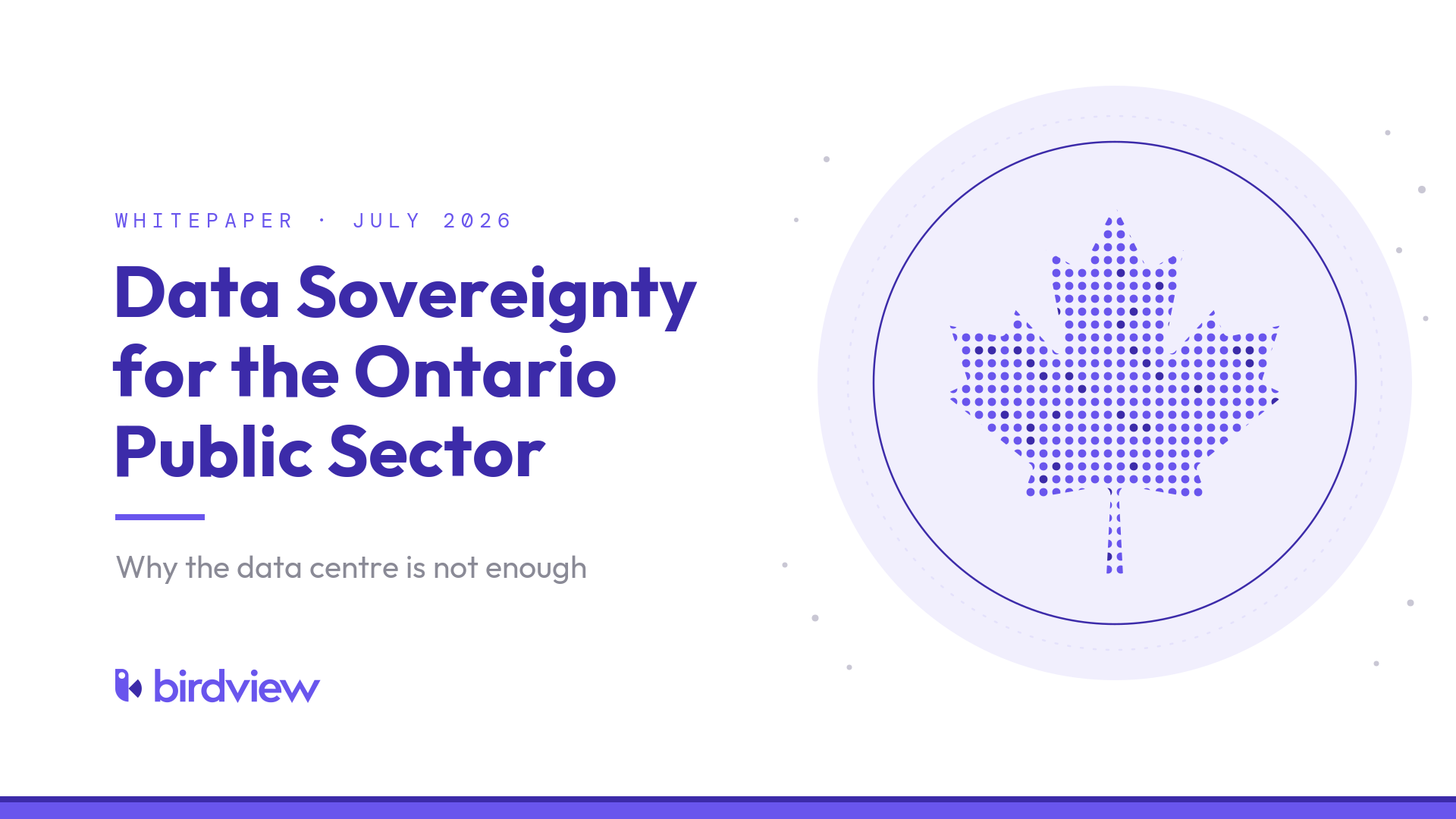 Data Sovereignty for the Ontario Public Sector preview