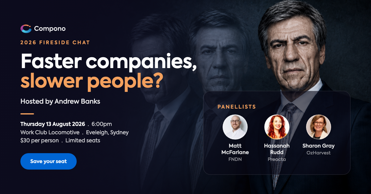 Fireside chat: Faster companies, slower people