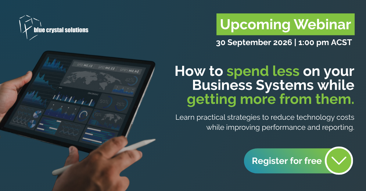 Webinar - How to Spend Less on Your Business Systems