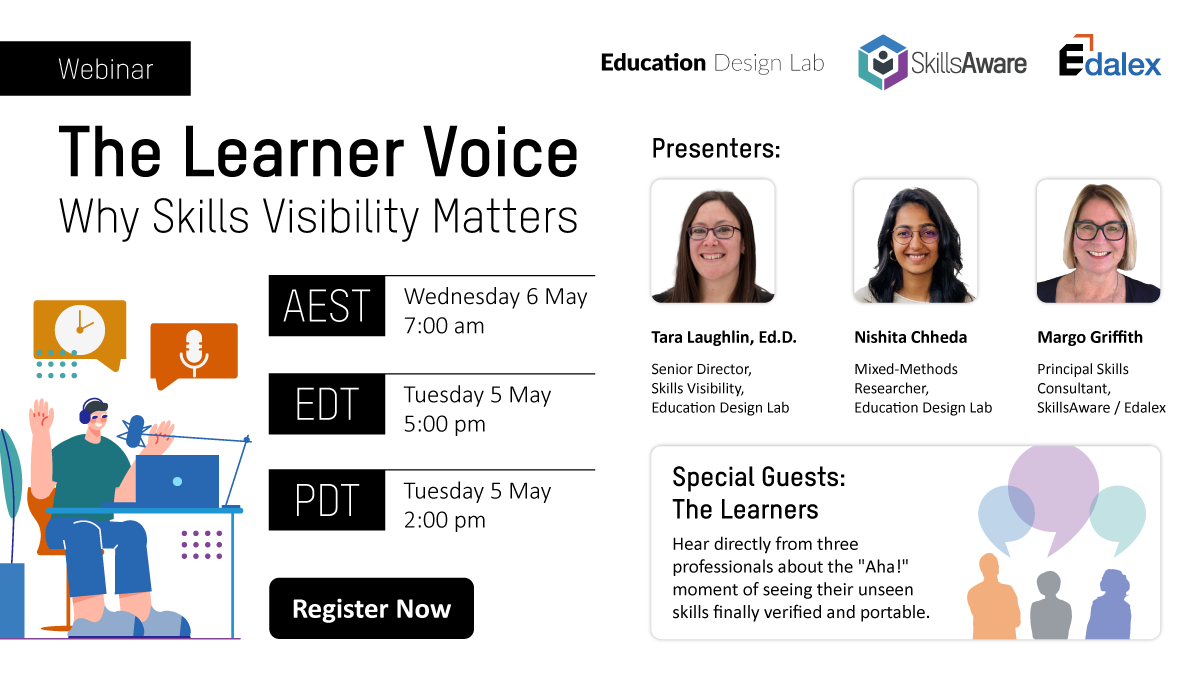 Webinar: The Learner Voice – Why Skills Visibility Matter