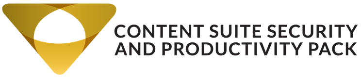 Content Suite Security and Productivity Pack for OpenText Content Suite