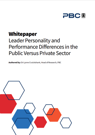Leader Personality and Performance Differences in the Public Versus Private Sector