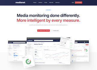 Smarter media monitoring. Made beautiful.