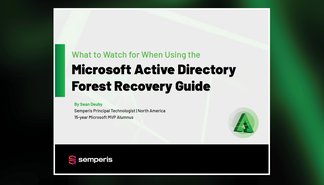 What to Watch for When Using the Microsoft Active Directory Forest Recovery Guide