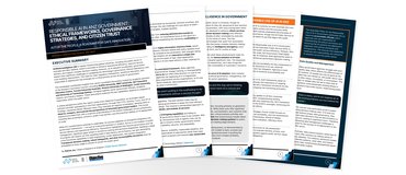 Insight paper: Responsible AI in ANZ Government: ethical frameworks, governance strategies, and citizen trust