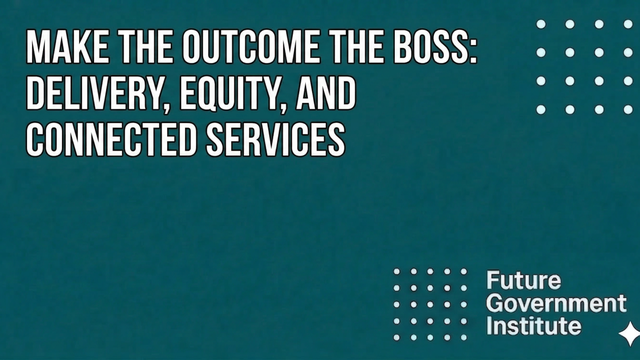 Make the Outcome the Boss