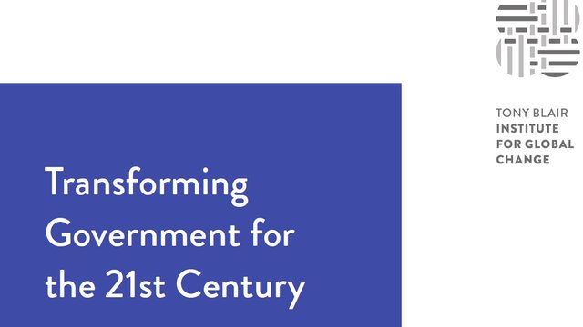 Transforming Government for the 21st Century