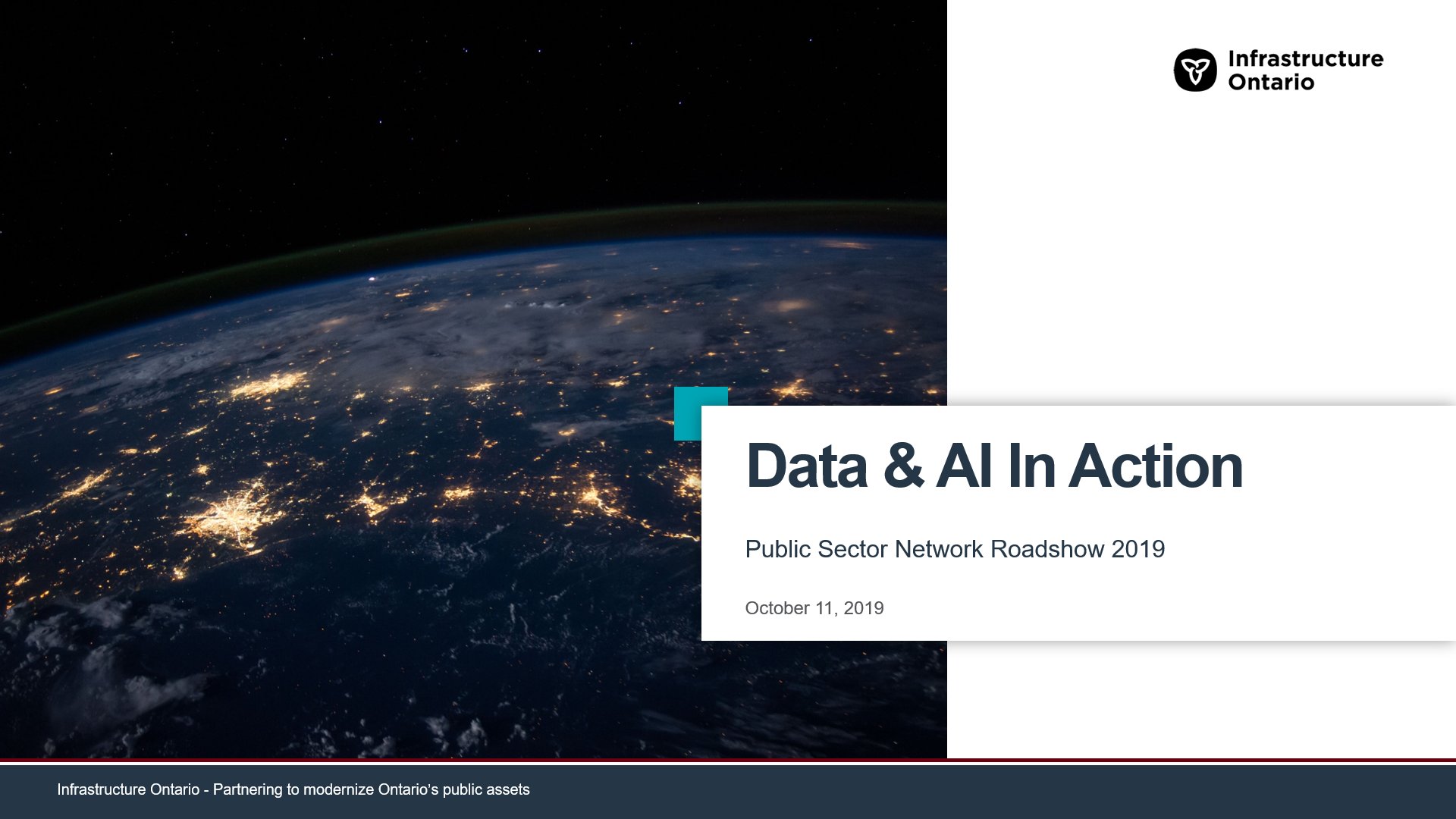 Data & AI in Action: Showcases by Anil Wijesooriya, Infrastructure Ontario
