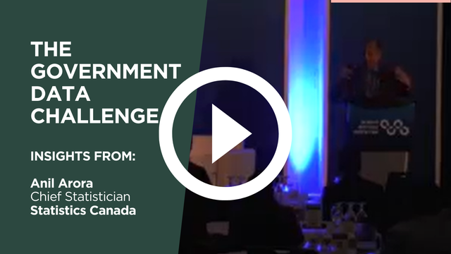 The Public Sector Data Challenge - Moving the Dial on Progress and Innovation