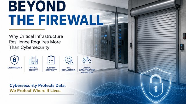 Beyond the Firewall: Why Critical Infrastructure Resilience Requires More Than Cybersecurity