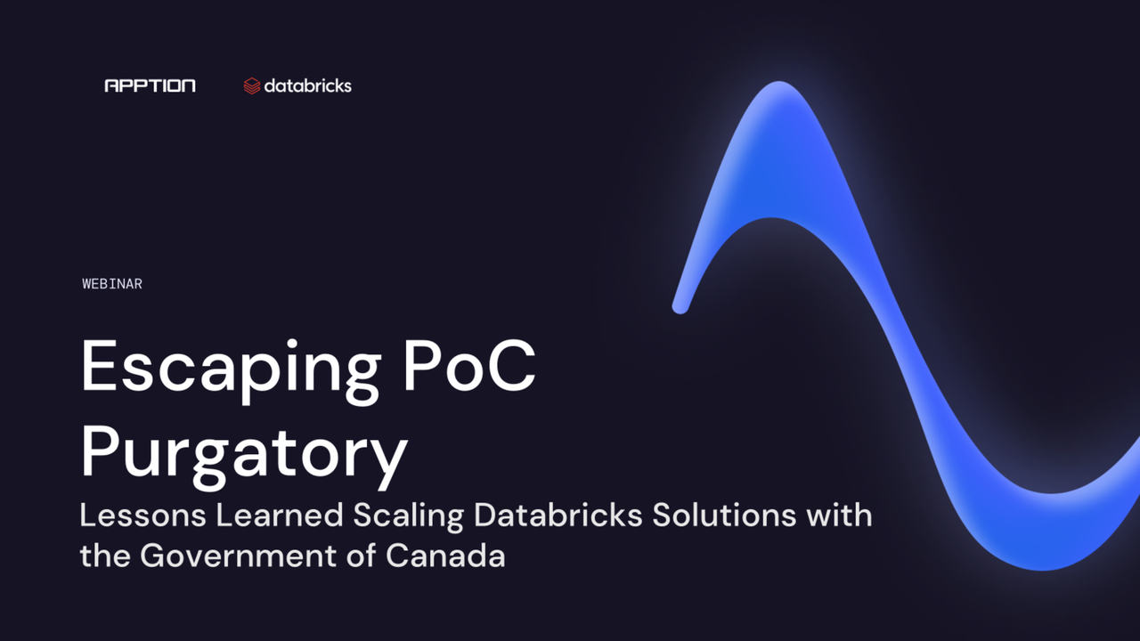 Escaping PoC Purgatory - Lessons Learned Scaling Databricks Solutions with the Government of Canada
