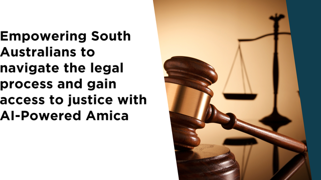 CASE STUDY: Increasing Access to Equitable Justice with Amica, South Australia’s Government Platform