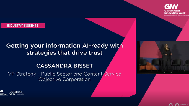 GIW WA: Cassandra Bisset on: Getting your information AI-ready with strategies that drive trust