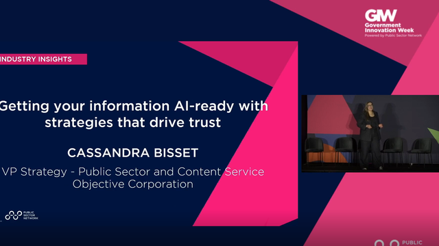 GIW WA: Cassandra Bisset on: Getting your information AI-ready with strategies that drive trust