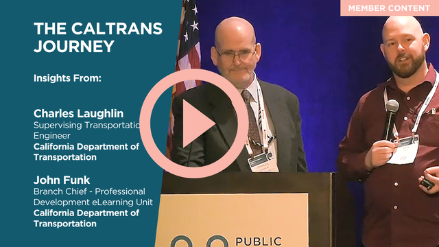 The Caltrans Journey to Revolutionize Training