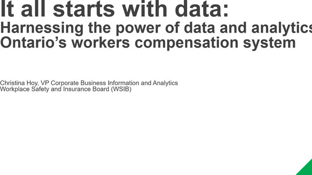 Case Study: Creating an Enterprise Data Strategy