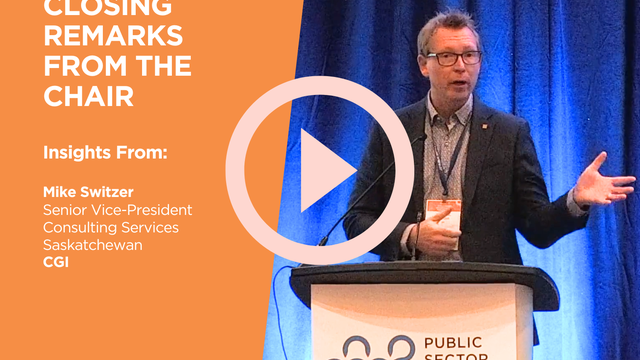 Closing Remarks from the Chair - 2023 Public Sector Innovation Show Saskatchewan